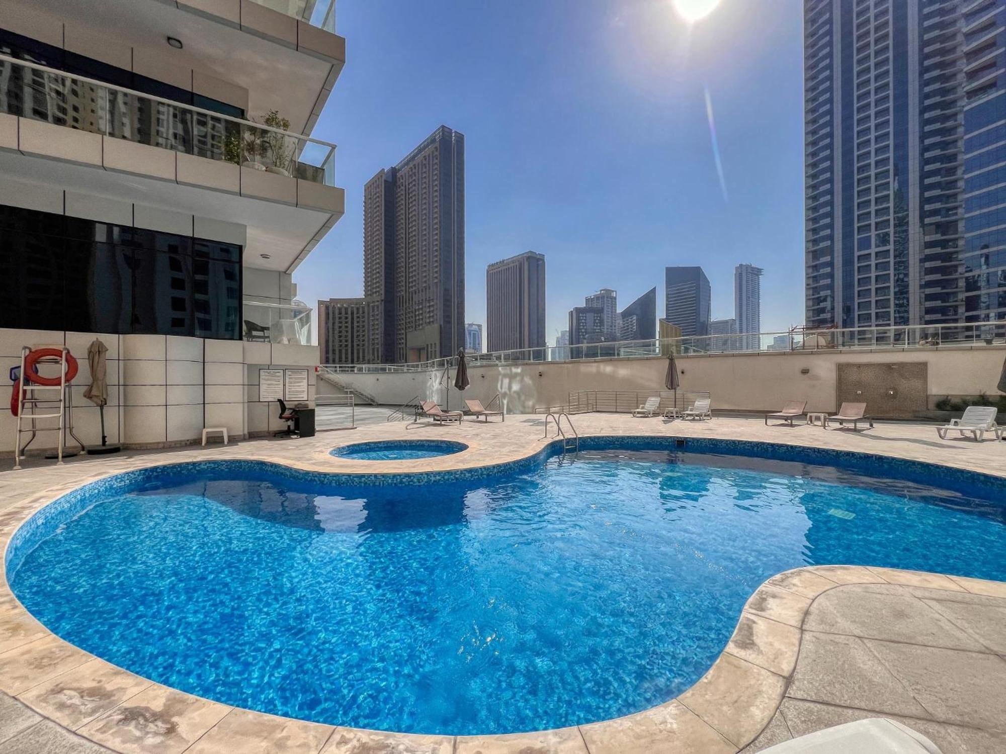 Spacious 1Br With Full Marina View Dubai Exteriör bild