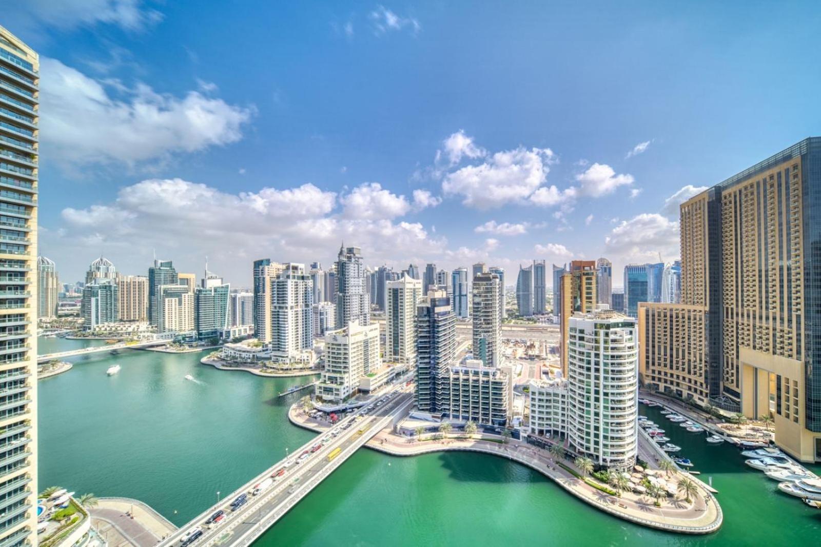 Spacious 1Br With Full Marina View Dubai Exteriör bild